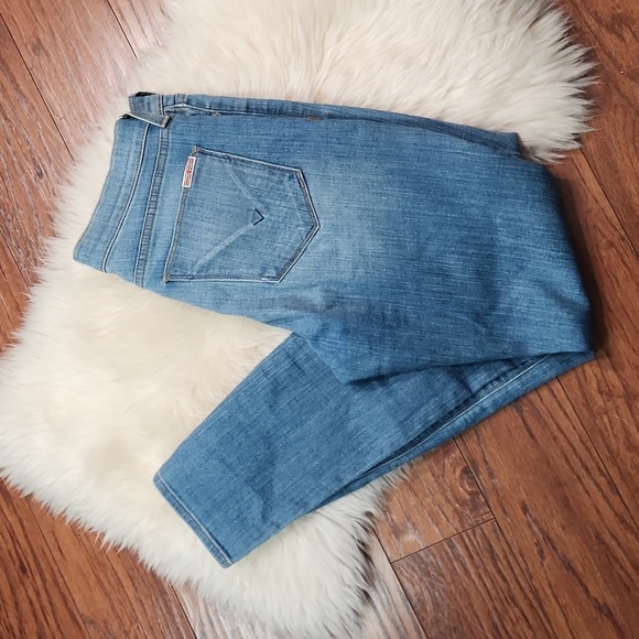 Hudson Jean's  Medium Wash Distressed Straight Leg - Picture 2 of 6